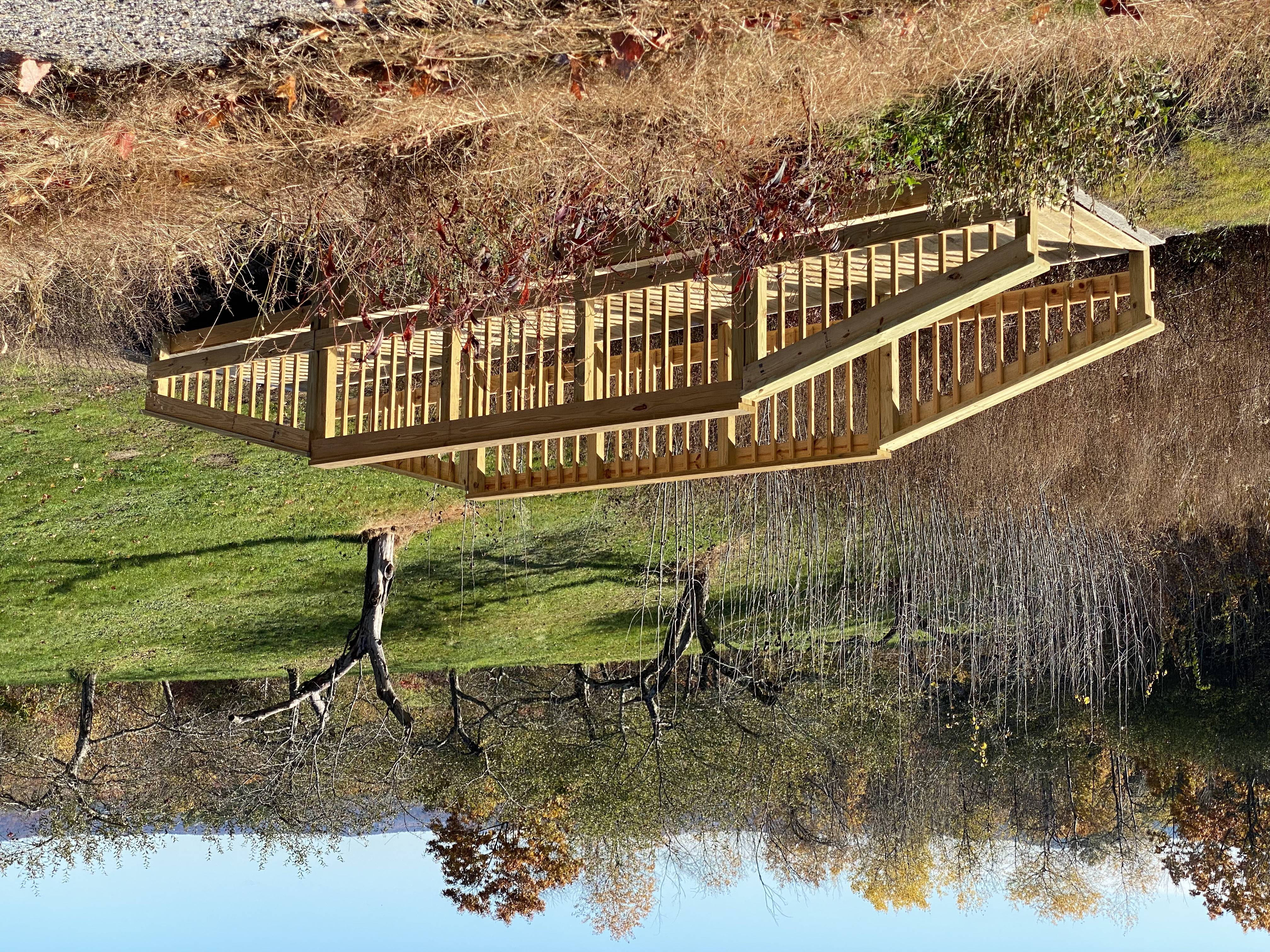 Picture of the finished bridge in 2021.